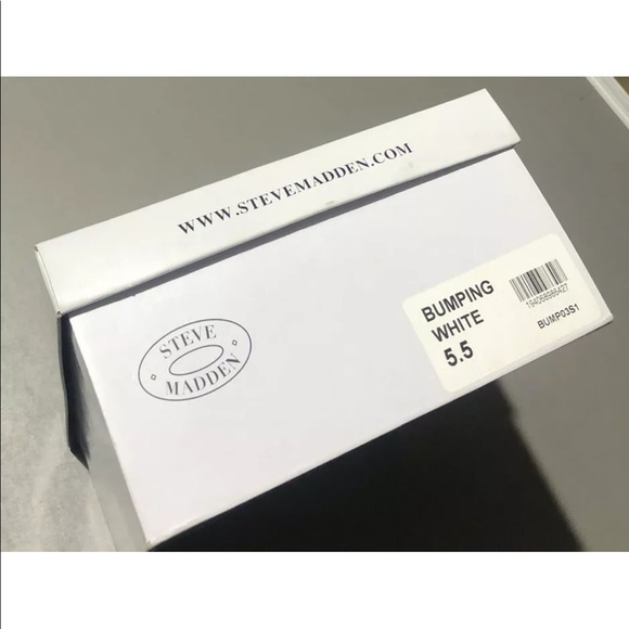 NEW Steve Madden Bumping White High Tops - 5.5 - Picture 7 of 7